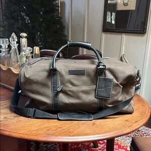 Men’s Baekgaard Suede Duffel Bag